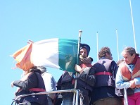 Edgar flys the flag for Ireland
