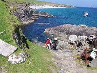 Arrival on Blasket