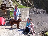 Waiting to board boat to Blasket